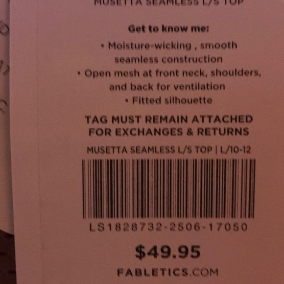 Nice top with lots of mesh to keep you cool. - Picture 2 of 3